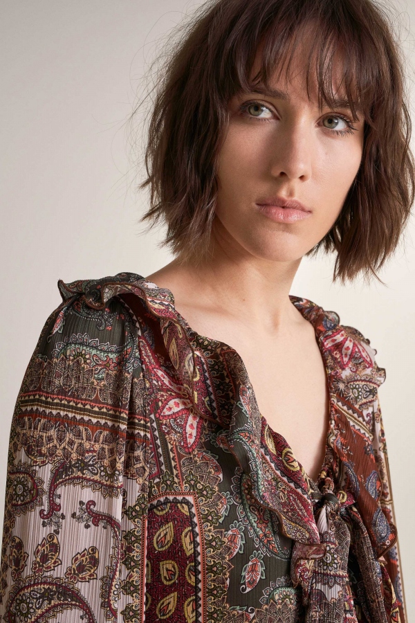 VESTIDO ESTAMPADO PAISLEY VESTIDO ESTAMPADO PAISLEY