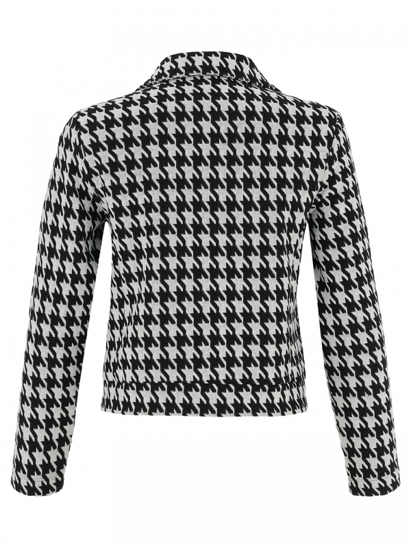 CHAQUETA PATA DE GALLO BLANCO Y NEGRO