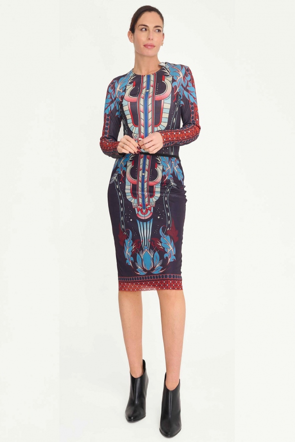 BLUSA ART DECÓ FLORAL