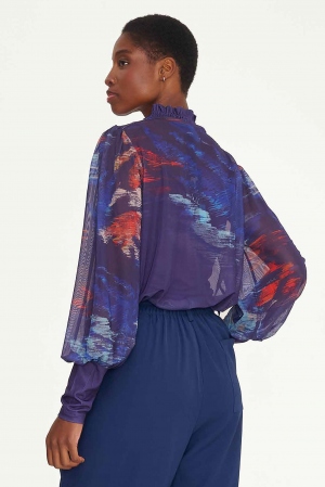 BLUSA AZUL PINCELADAS 2