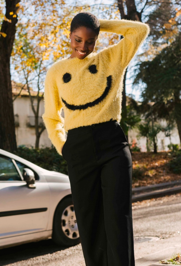 JERSEY PELO AMARILLO SMILEY
