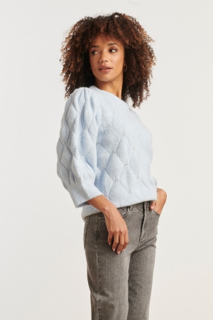 JERSEY DE PUNTO CELESTE