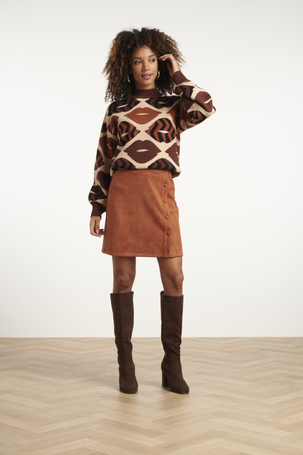 SUÉTER DE PUNTO LABIOS