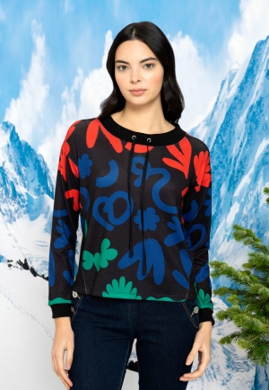 JERSEY NEGRO GRÁFICOS...