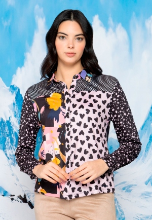 CAMISA PATCHWORK CORAZONES