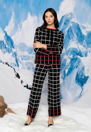 PANTALÓN NEGRO CUADROS... 2