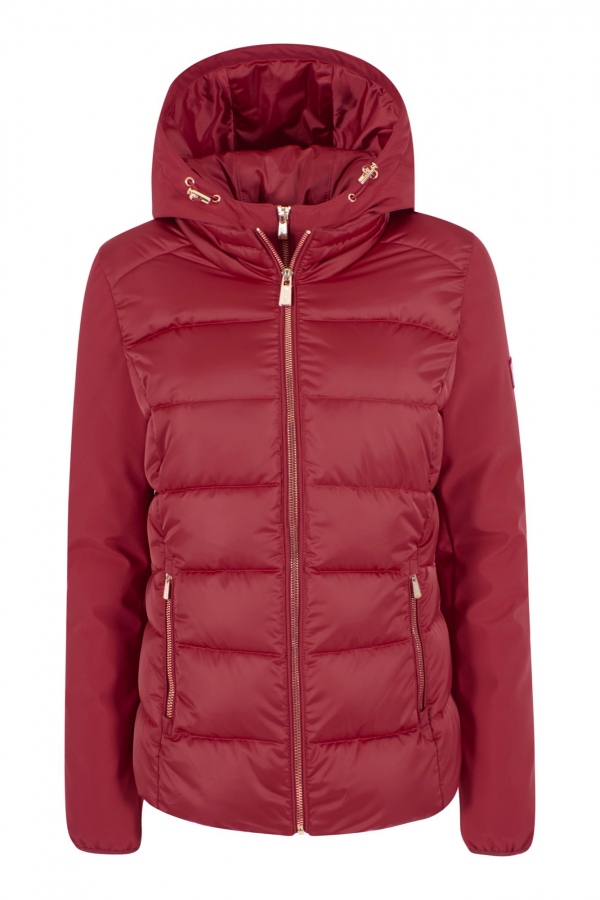 ABRIGO CORTO ACOLCHADO ROJO