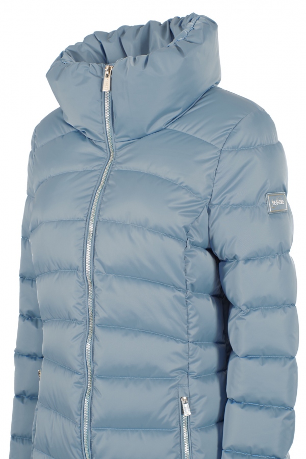 ABRIGO ACOLCHADO AZUL CLARO