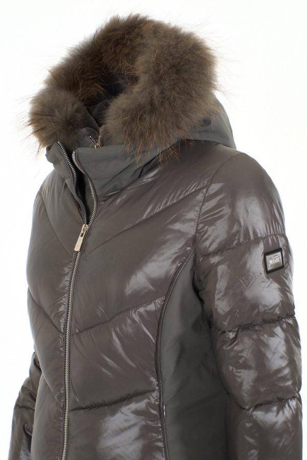 ABRIGO CORTO ACOLCHADO TAUPE