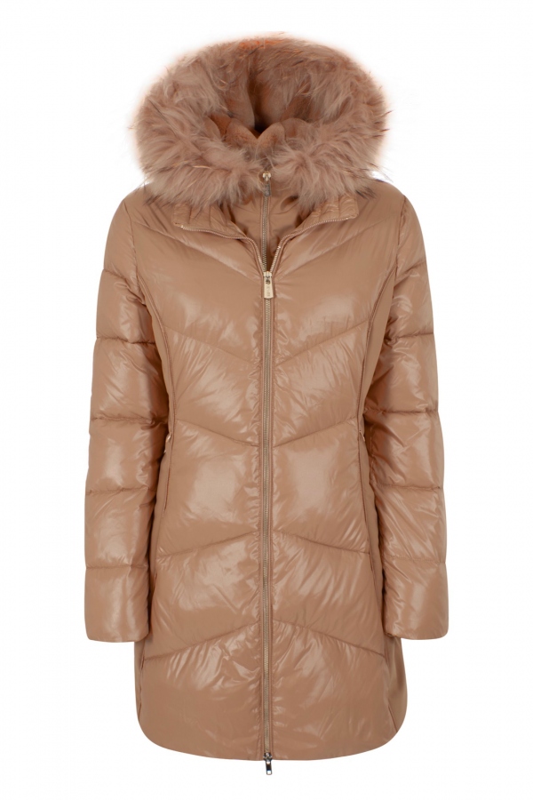 ABRIGO ACOLCHADO CARAMELO