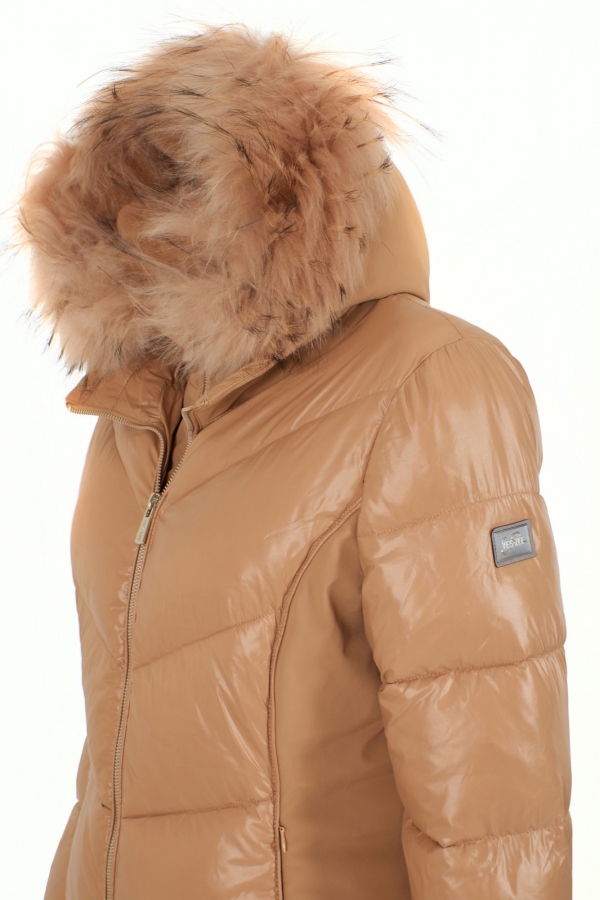 ABRIGO ACOLCHADO CARAMELO