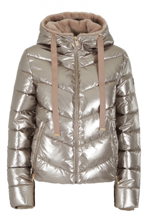 ABRIGO CORTO ACOLCHADO SILVER