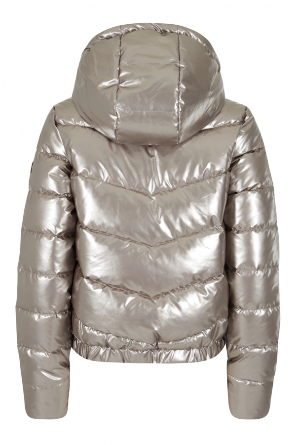 ABRIGO CORTO ACOLCHADO SILVER