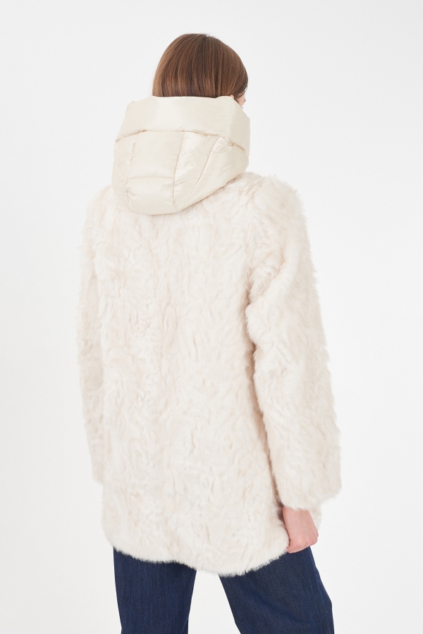 ABRIGO DE PELO MARFIL 2