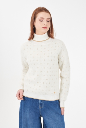 SUÉTER CUELLO ALTO MOHAIR...