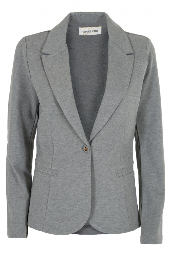 BLAZER PUNTO MILANO GRIS MELANGE