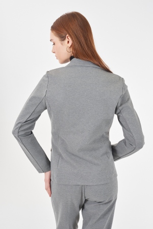BLAZER PUNTO MILANO GRIS... 2