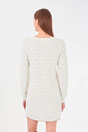 VESTIDO SUÉTER MOHAIR BEIGE... 2