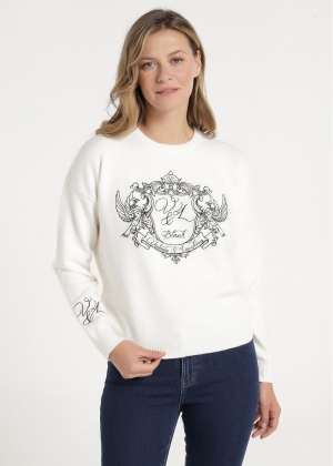 JERSEY BLANCO BLASÓN V&L