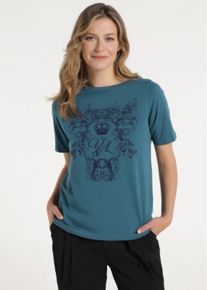 CAMISETA AZUL PETRÓLEO...