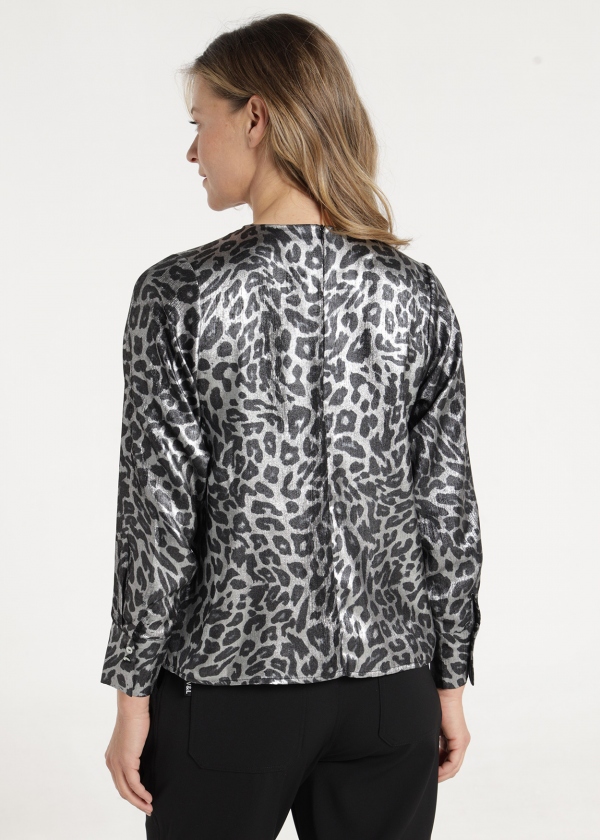 BLUSA METALIC ANIMAL PRINT BLUSA METALIC ANIMAL PRINT