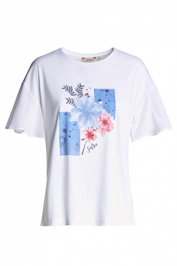 CAMISETA GRÁFICO FLORAL