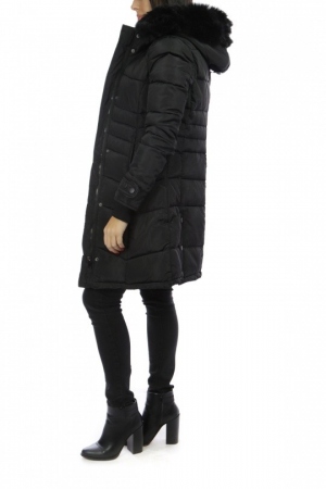 ABRIGO LARGO NEGRO 2