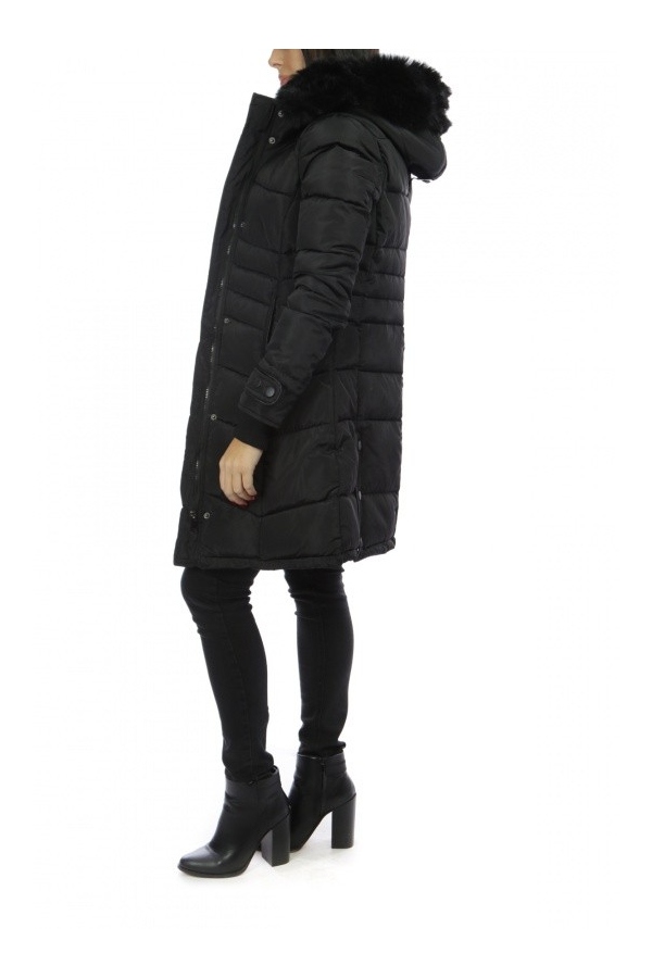 ABRIGO LARGO NEGRO 2