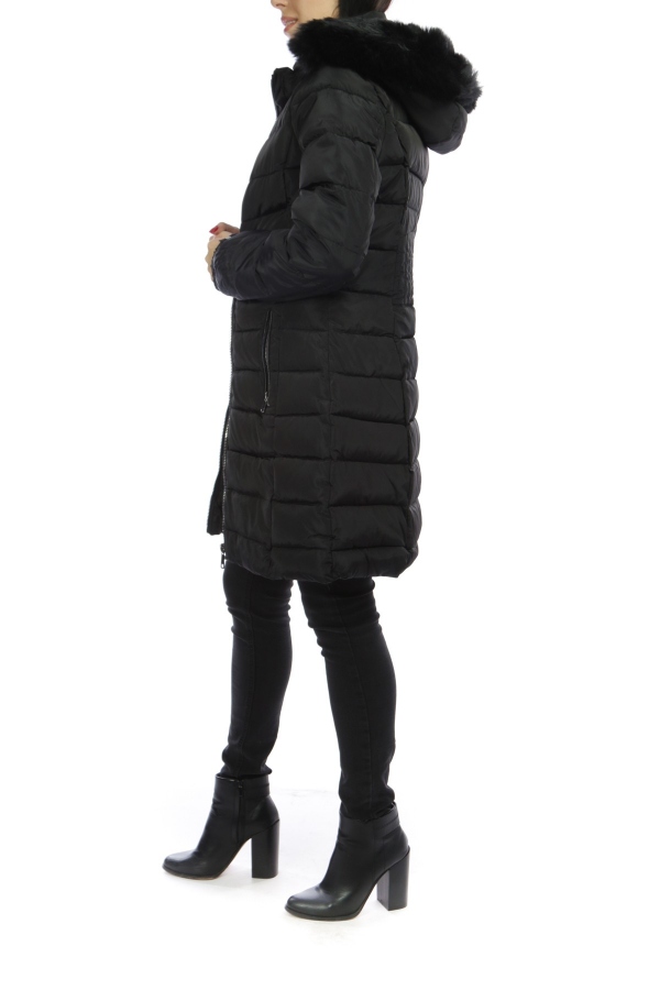 ABRIGO LARGO NEGRO 2