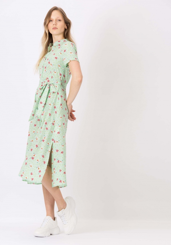 VESTIDO CAMISERO FLORAL