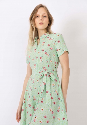 VESTIDO CAMISERO FLORAL