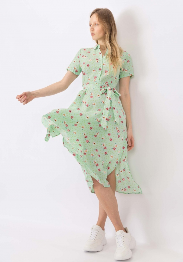 VESTIDO CAMISERO FLORAL