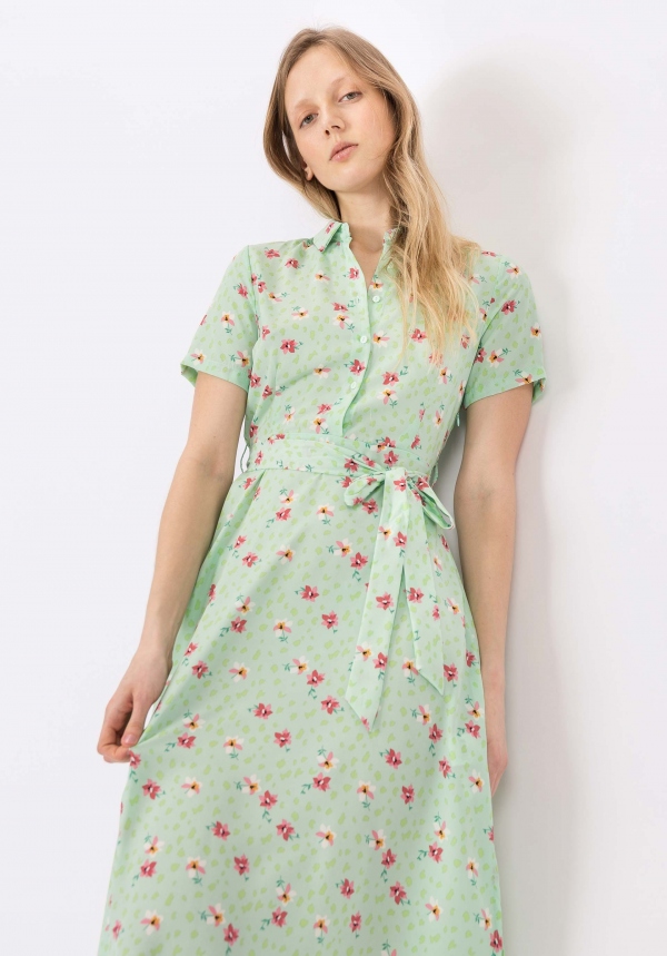 VESTIDO CAMISERO FLORAL