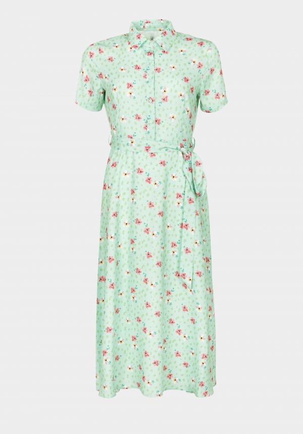 VESTIDO CAMISERO FLORAL