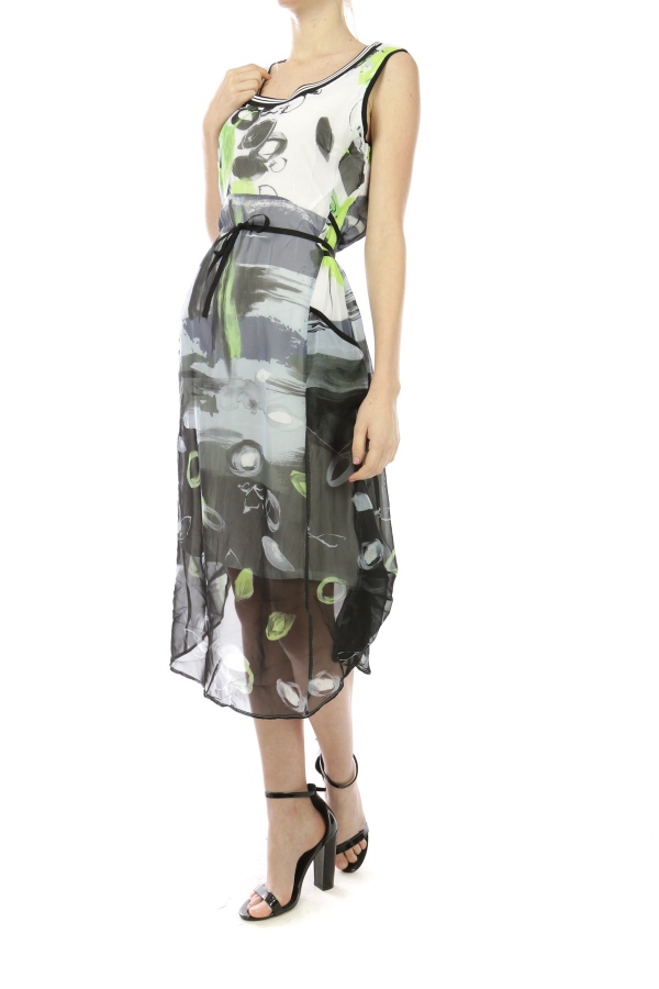 VESTIDO MIDI CON BOLSILLOS