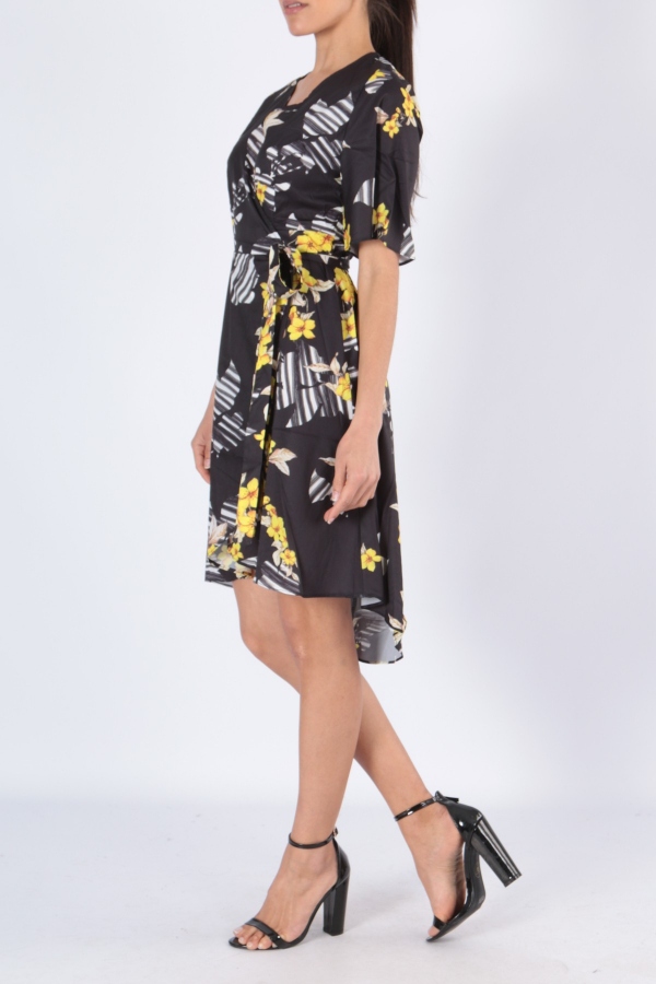 VESTIDO FLORES AMARILLAS 2