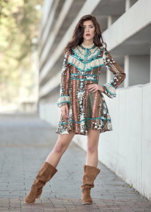 VESTIDO CORTO SATÉN
