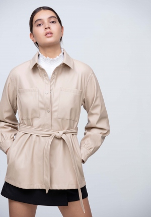 CHAQUETA SHACKET POLIPIEL...