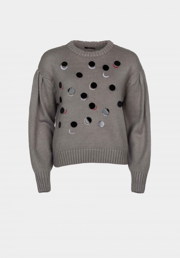 JERSEY LENTEJUELAS GRIS JERSEY LENTEJUELAS GRIS
