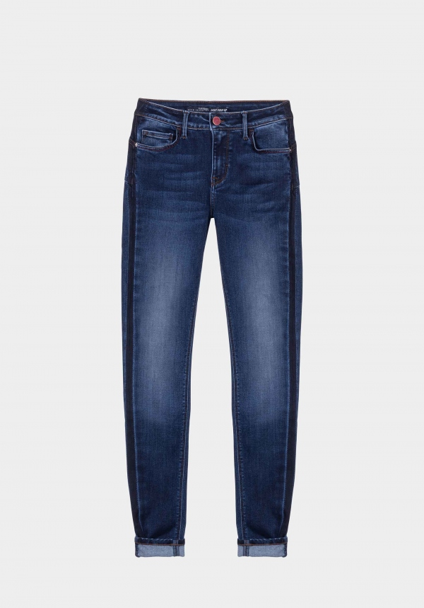 JEANS LIGHT PUSH UP SKINNY BANDA LATERAL JEANS LIGHT PUSH UP SKINNY BANDA LATERAL