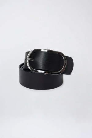 CINTURÓN PIEL NEGRO SWAROVSKI