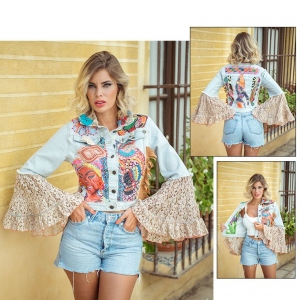 CAZADORA VOLANTES ÉTNICA 2