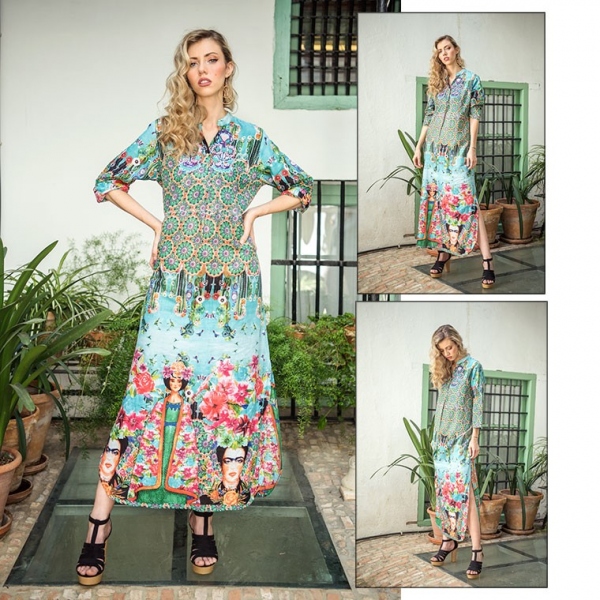 KIMONO LARGO FRIDA KHALO 2