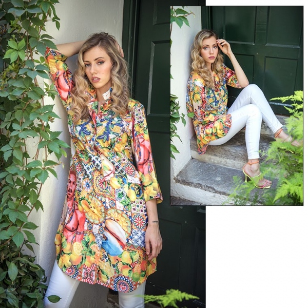 CAMISA LARGA MOSAICOS 2