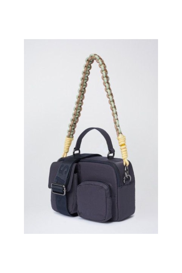 BOLSO CAMERA BAG NAILON RECICLADO AZUL