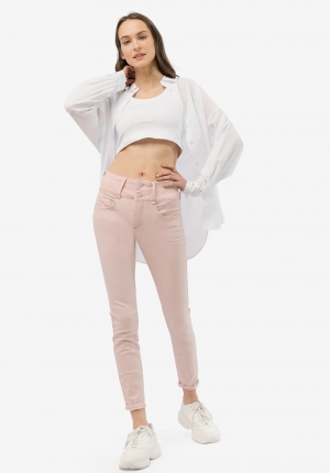JEANS DOUBLE UP SKINNY ROSA