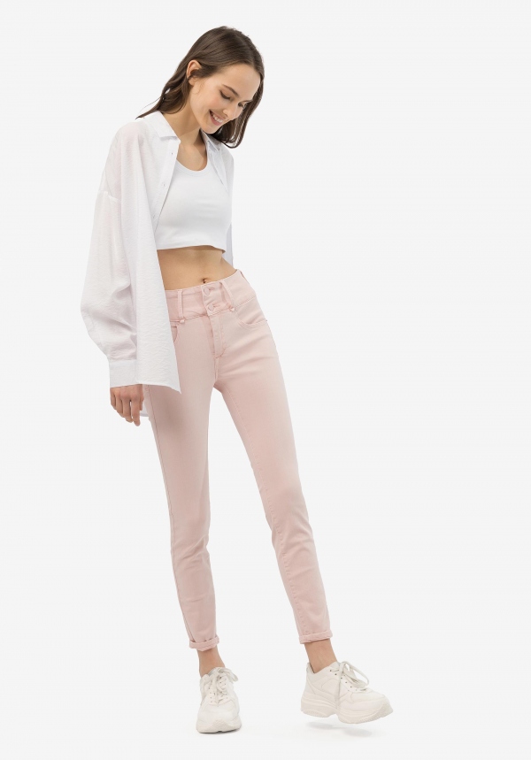 JEANS DOUBLE UP SKINNY ROSA