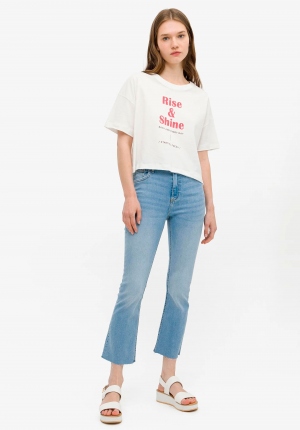 JEANS MEGAN CROPPED FLARE...