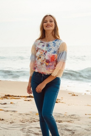 BLUSA COMME UN SOUFFLE FLORAL 2