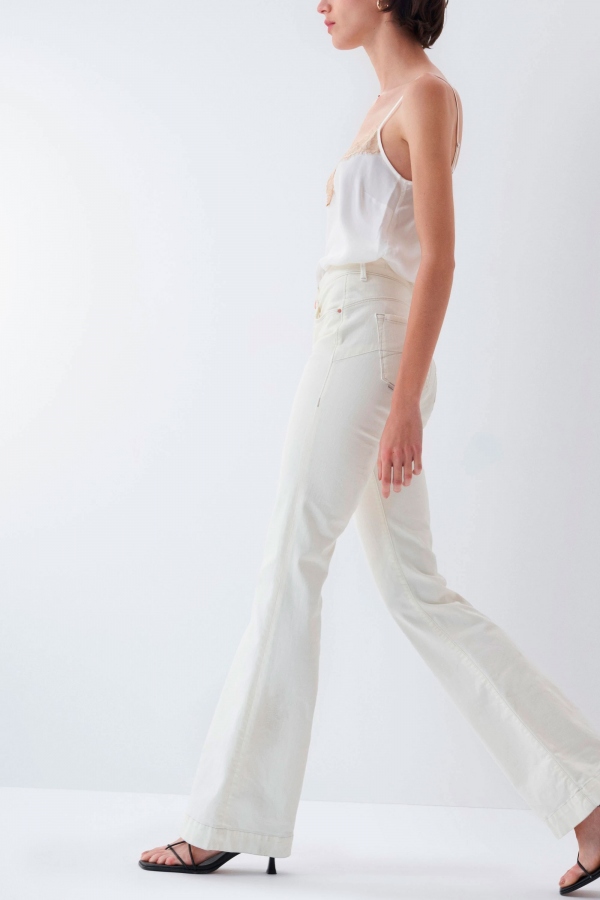 BLUSA LENCERA ENCAJE BEIGE